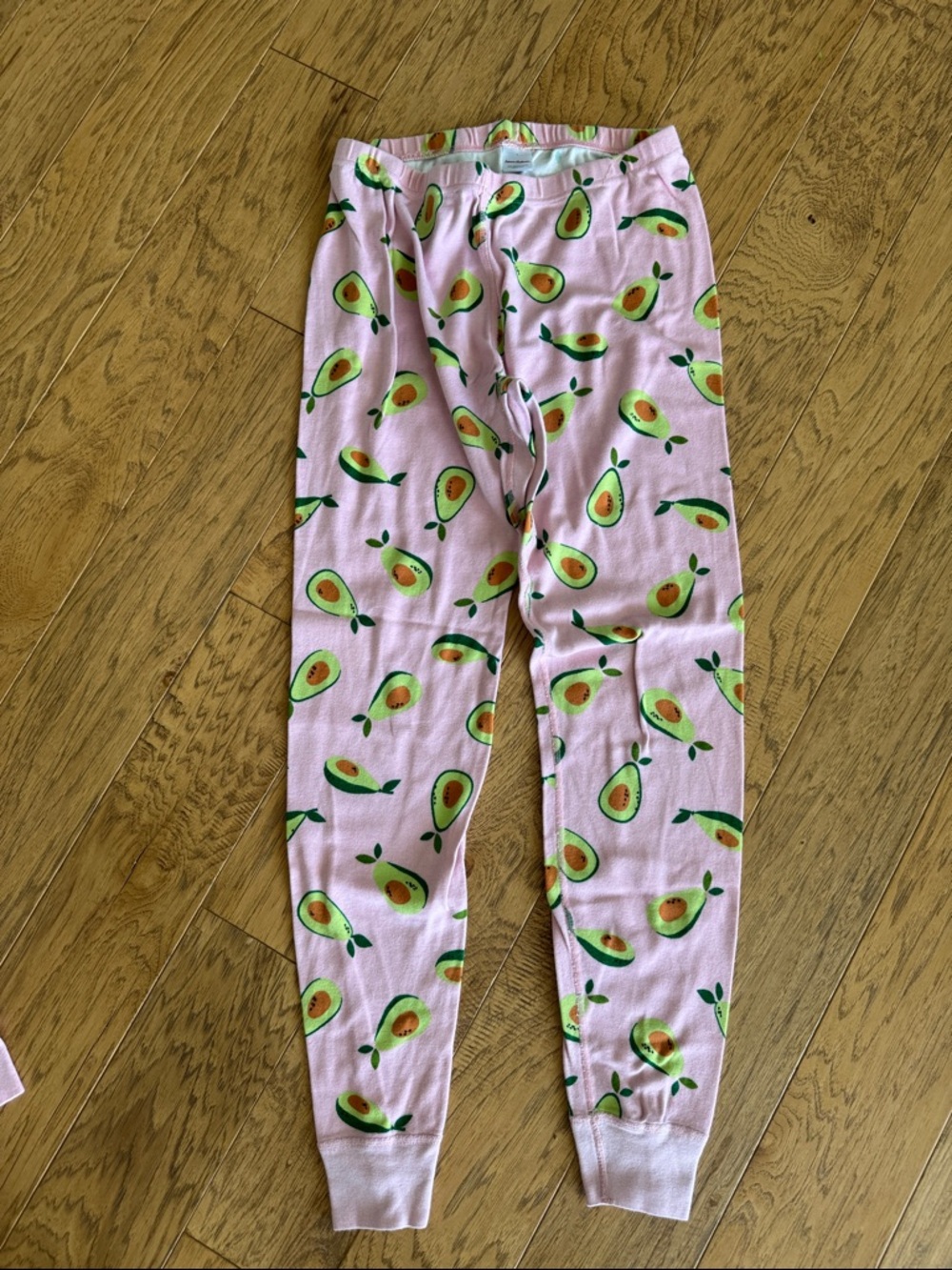 Hanna Andersson Pink Avocado Print Pajama Pants